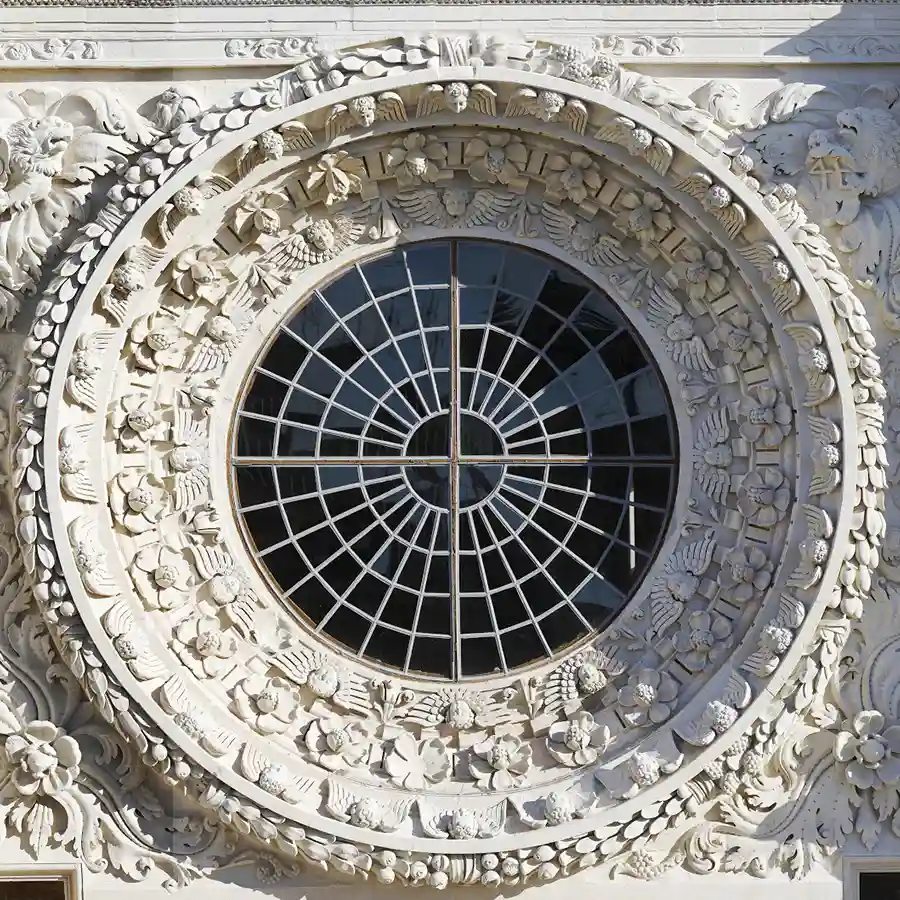 Rosone basilica di Santa Croce,Lecce - Anghelos